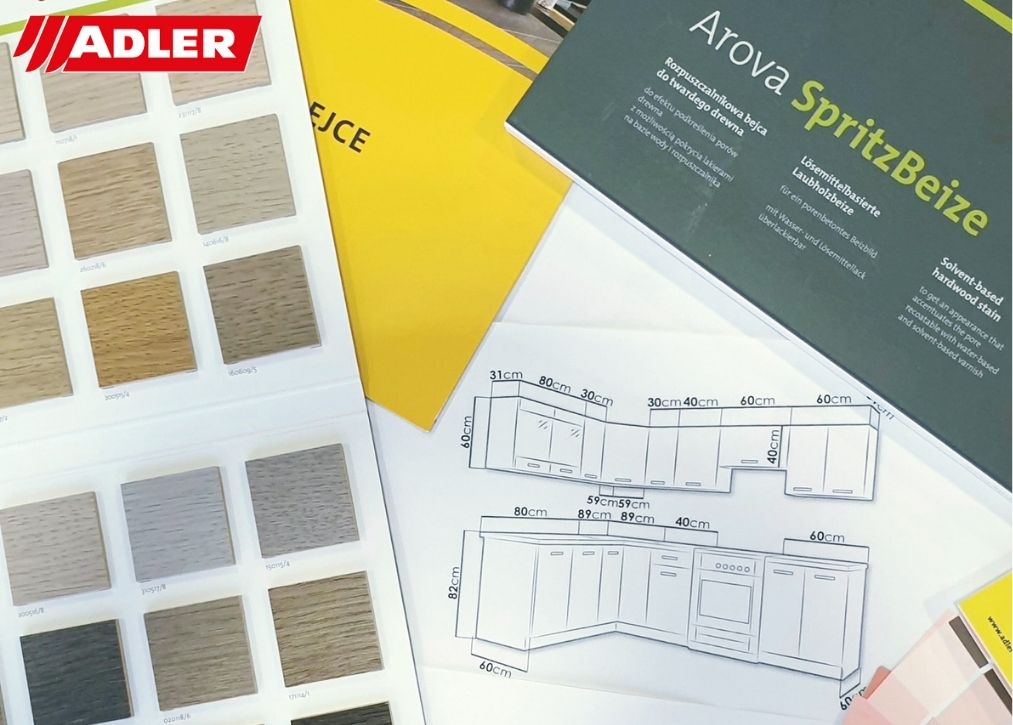 ADLER Arova Spritzbeize морилка для дерева Olive
